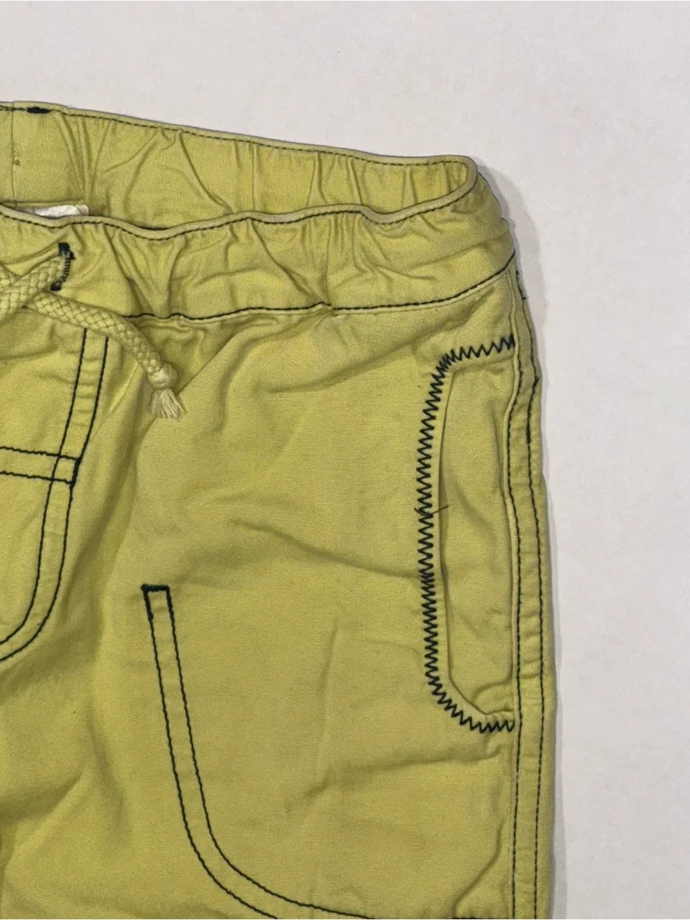Hanna Andersson Boys Cargo Shorts Green Size 110 (size 5) 100% Cotton